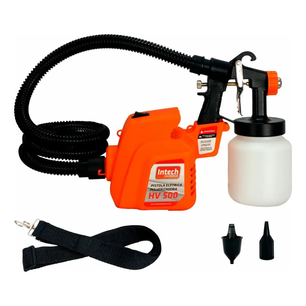 Pistola de Pintura Pulverizadora Elétrica 450W HV500 Intech — Modelo único